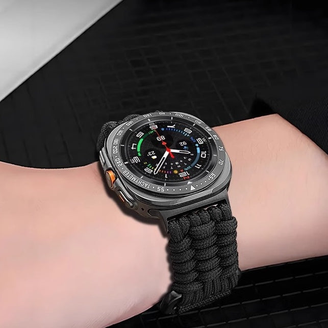 Kültéri Nylon Szőtt Óra Szíj a Samsung Ultra Órához