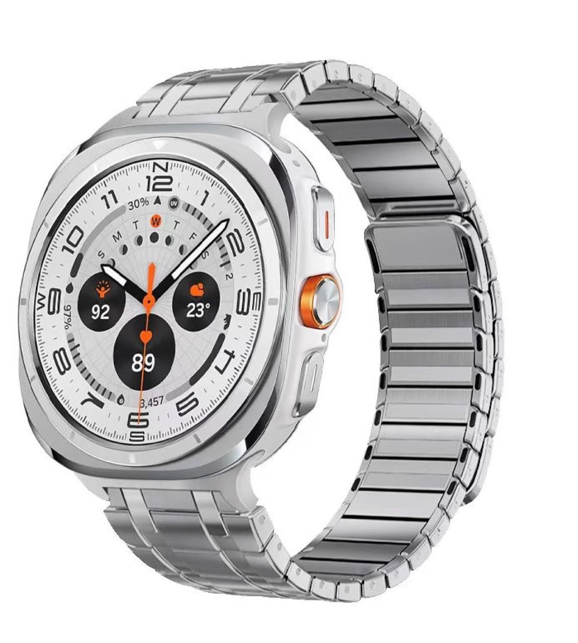 AP Frosted Edelstahl Magnetband für Samsung Watch 7 Ultra