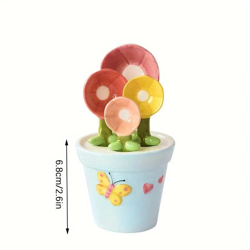 Creststone Flower Pot Measuring Spoons