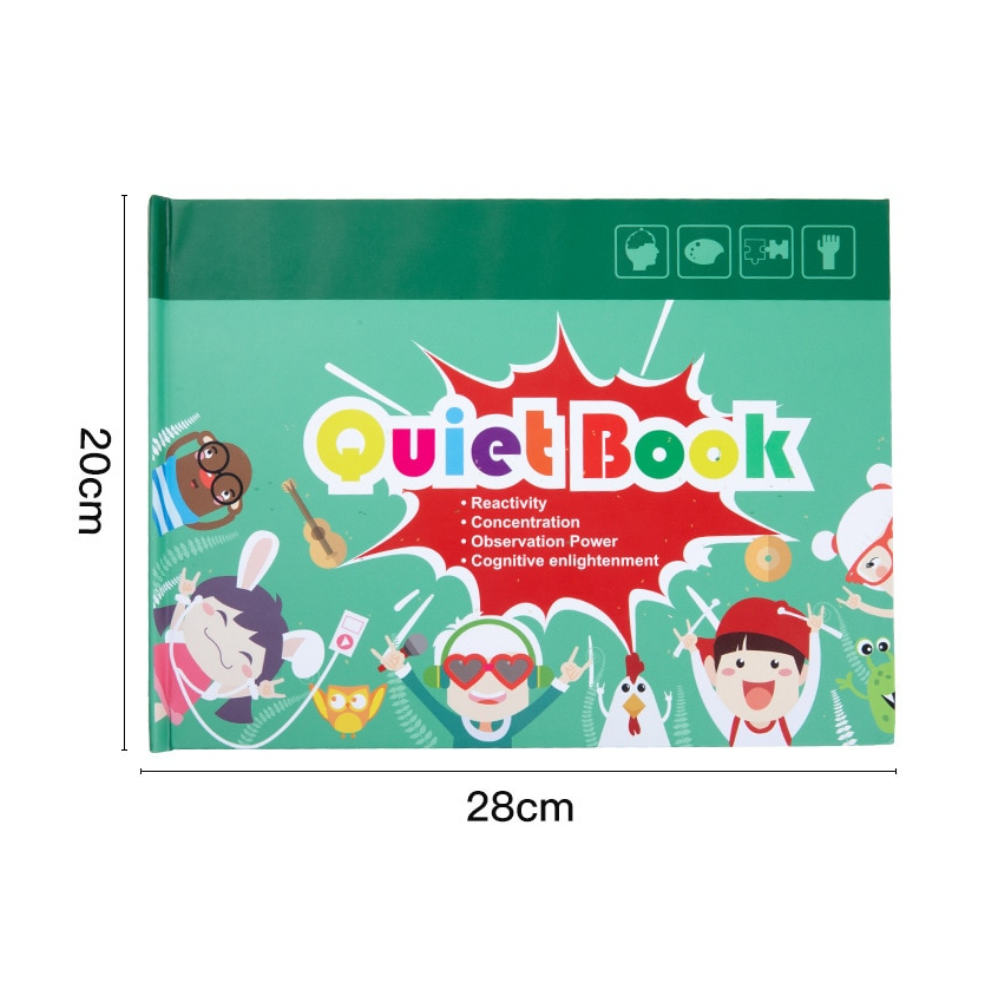 Quiet Book™ – Feinmotorik entwickeln – Lernbuch