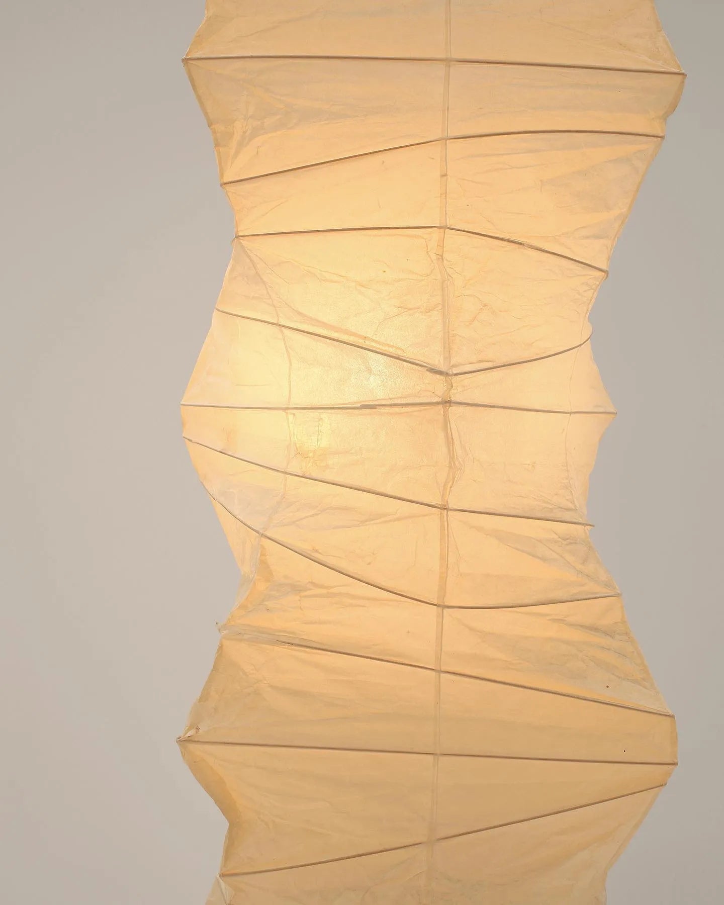 Rice paper floor lamp