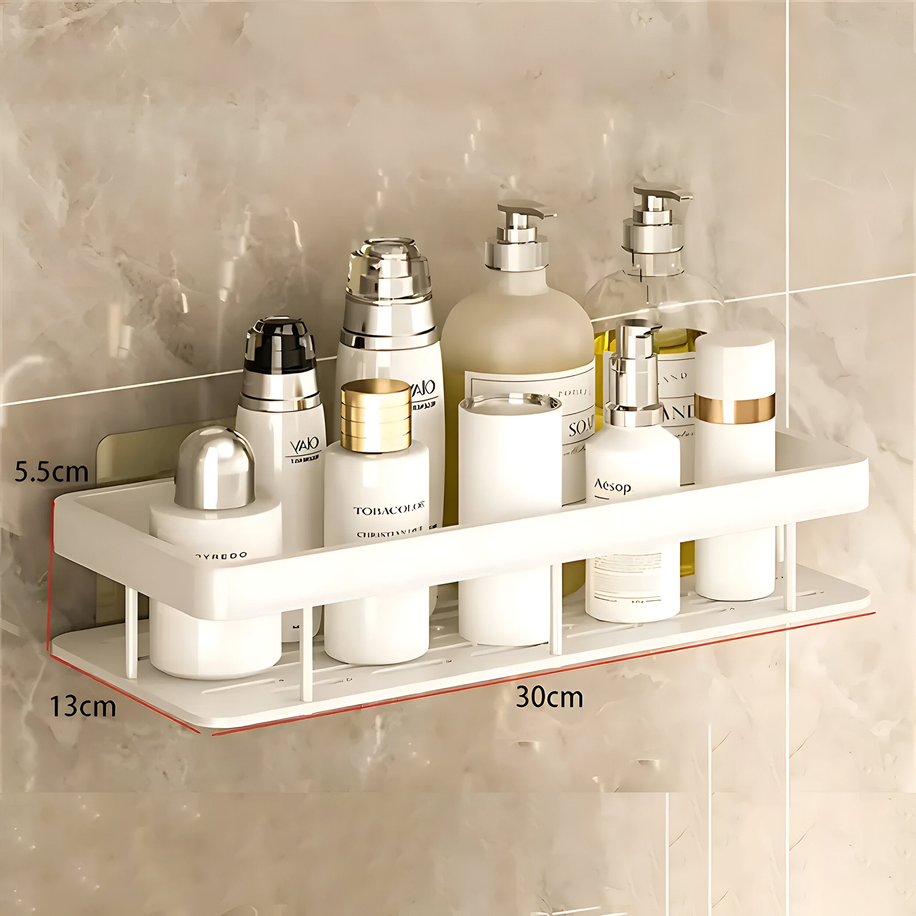 Bathroom Aluminum Shampoo Rack