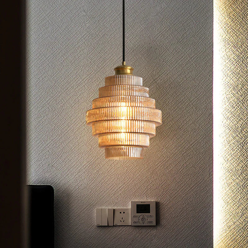 BrassBottle - Glazen en messing lamp