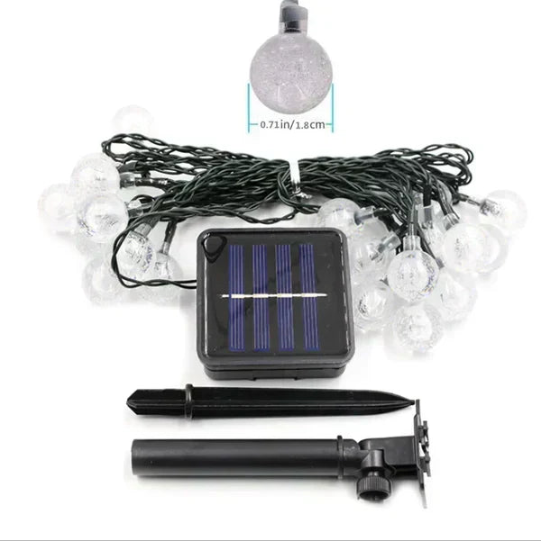 Twinklelite - Cadena de luces solares a prueba de agua