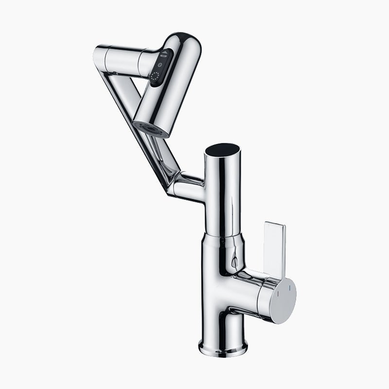 Intelligent Digital Display Bathroom Hot And Cold Basin Faucet