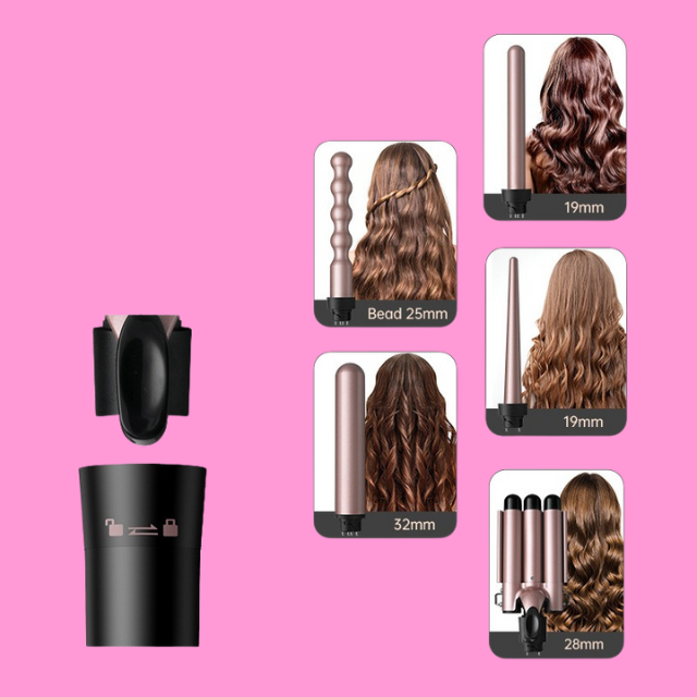 Ensemble d'outils de coiffure chauds 5 en 1