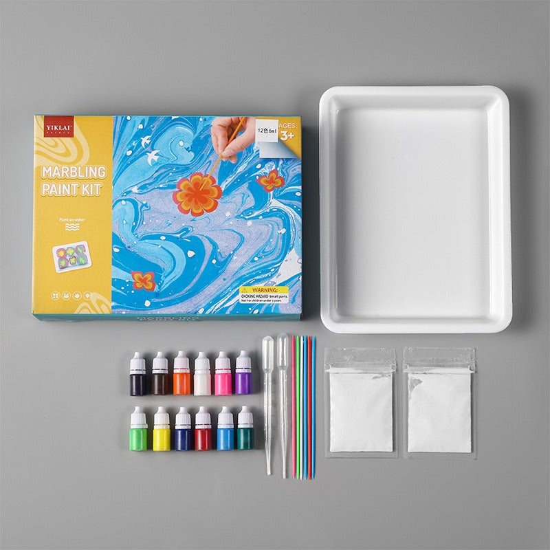 Water Marbling Paint Set™ - Create works of art with water marbling