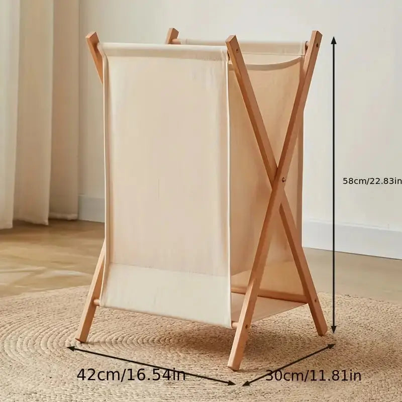 Laundry Basket - Solid Wood