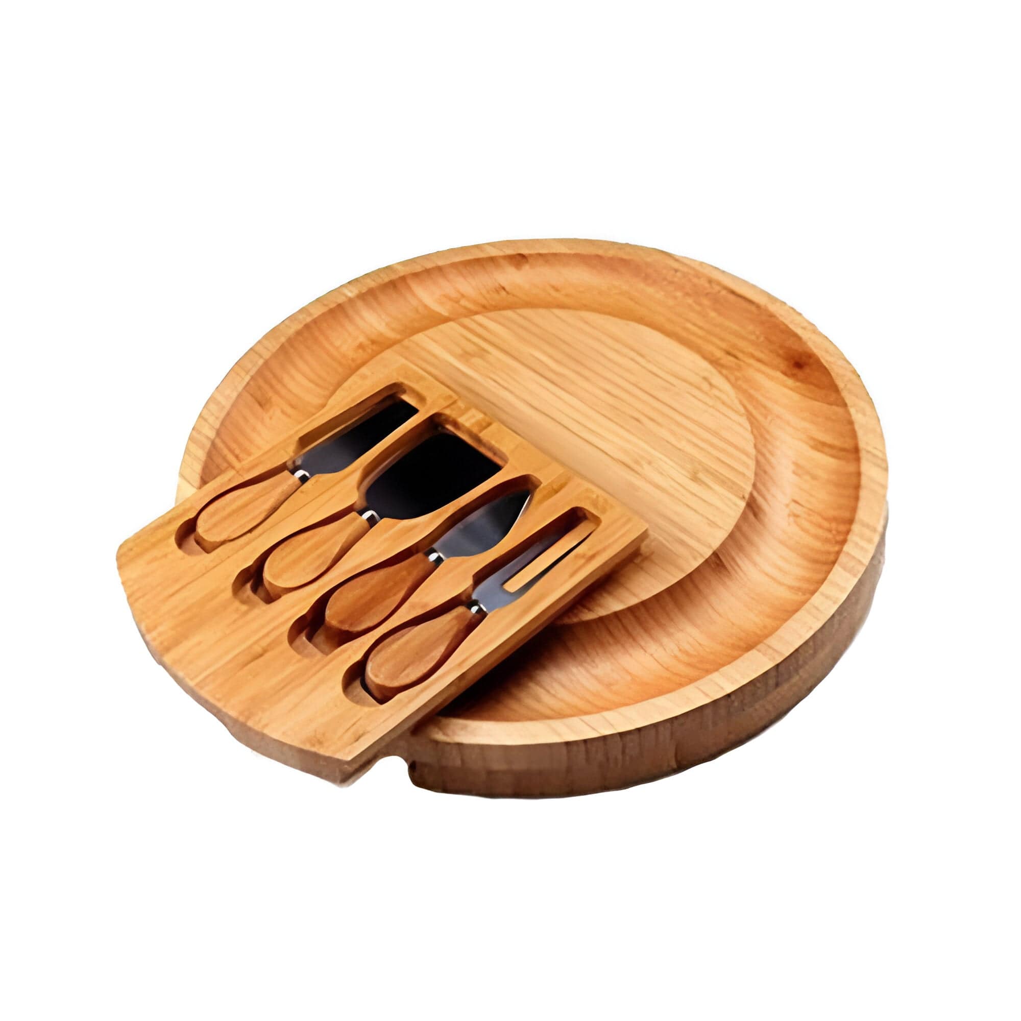 Kannettava Bamboo Cheese Board