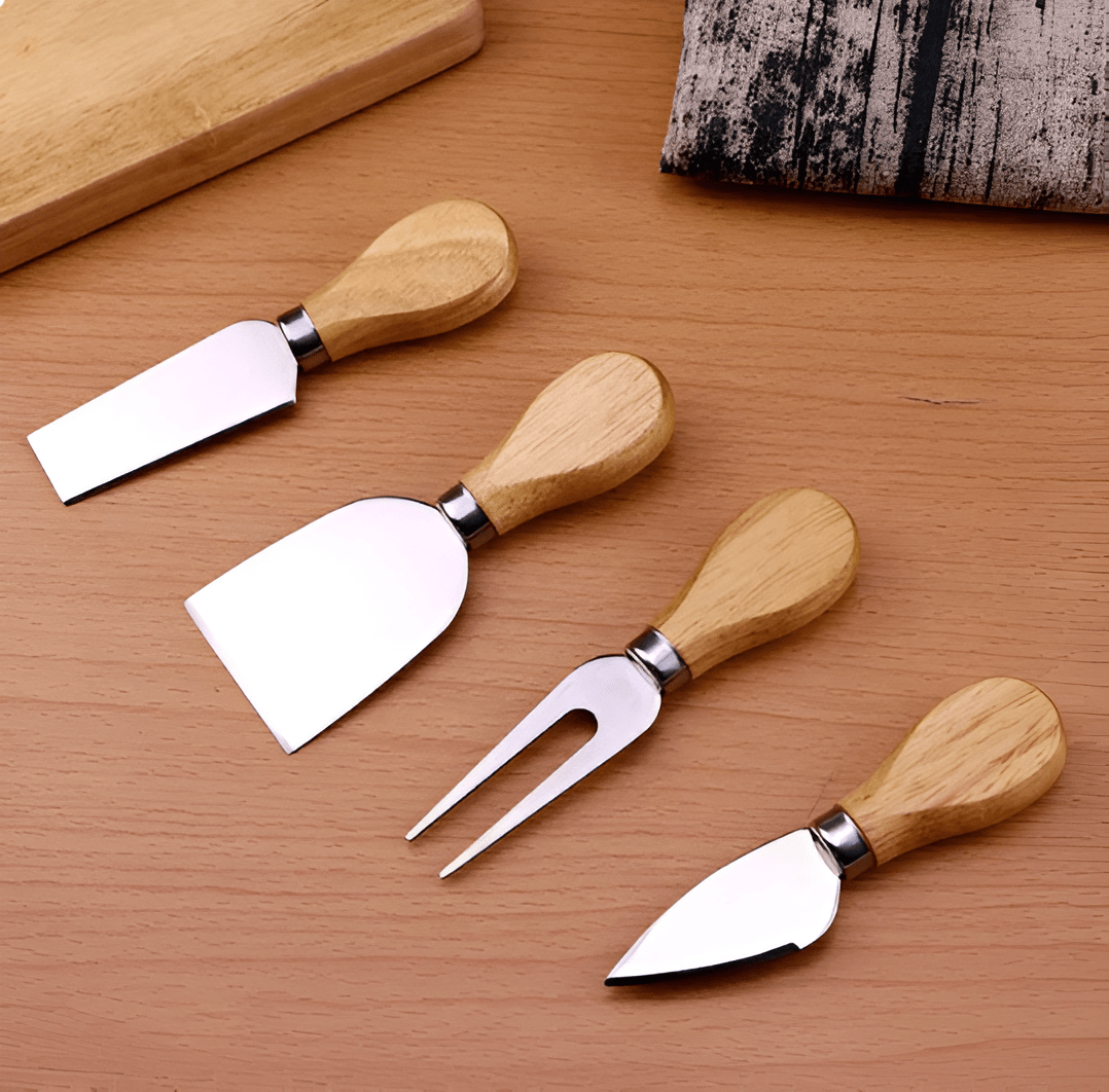 Portable Bamboo Cheese Board