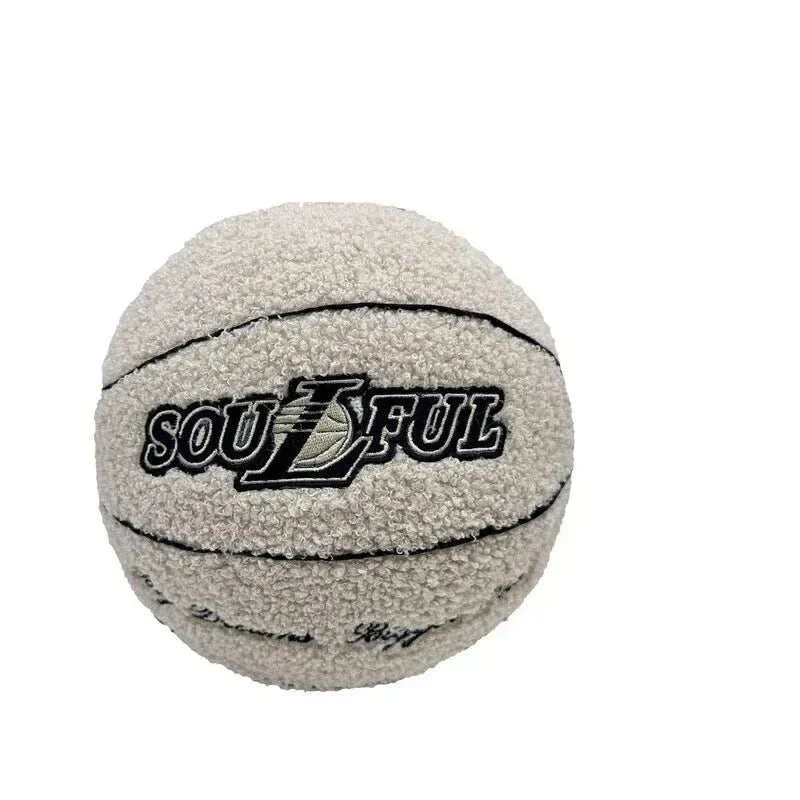 Oreiller en peluche de basket-ball – Doux et moelleux – Enfants et adultes – Cadeau d'anniversaire