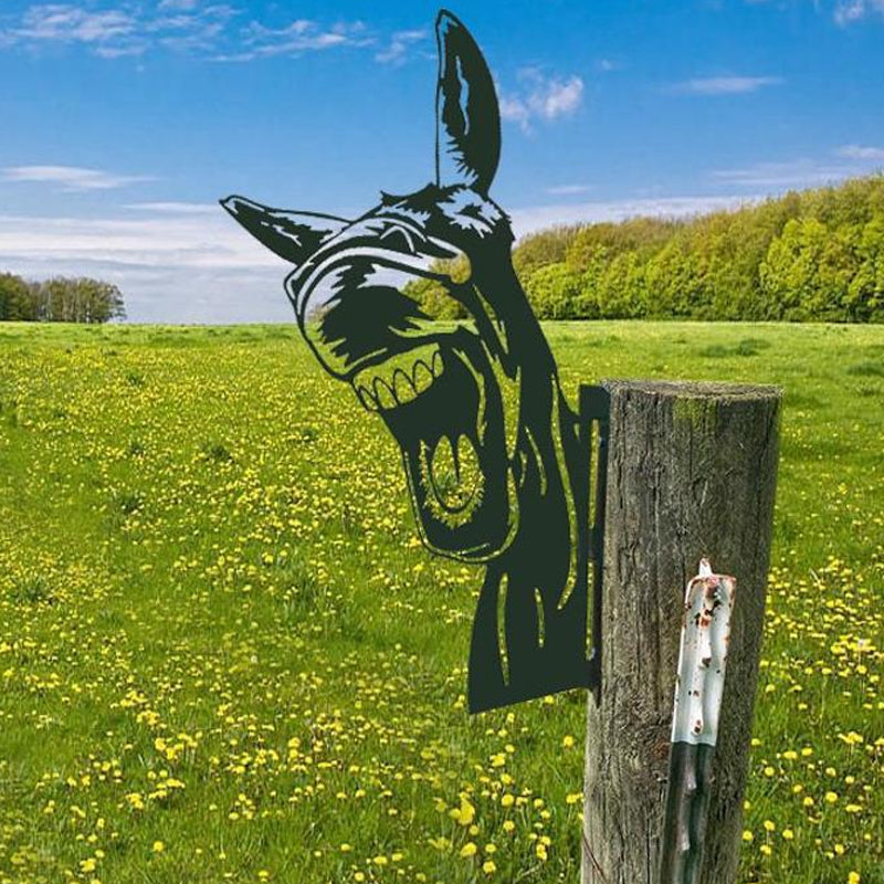 Farm Decoration - PeepFarm - Realistic Animal Design - Garden Metal Art