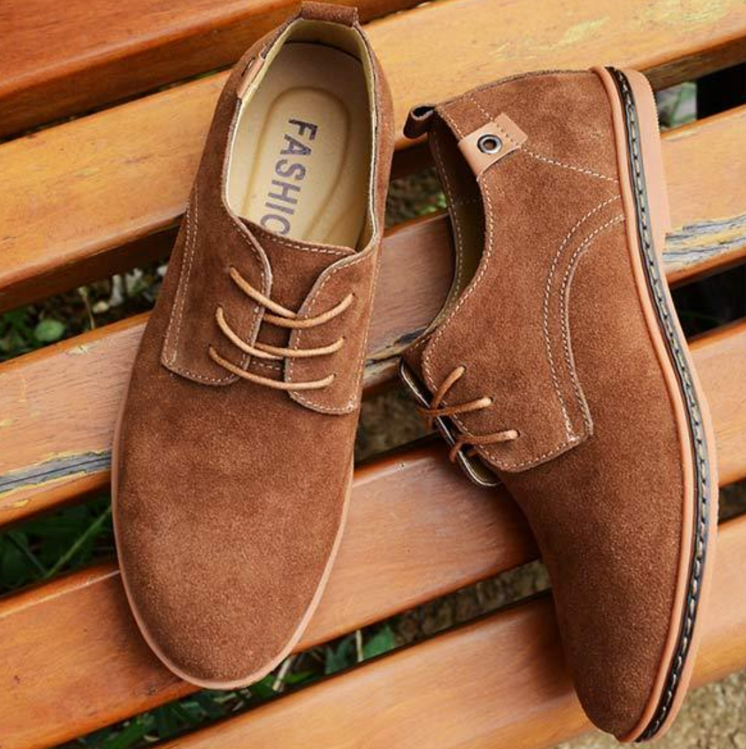 Bernard - Elegant suede shoes for men