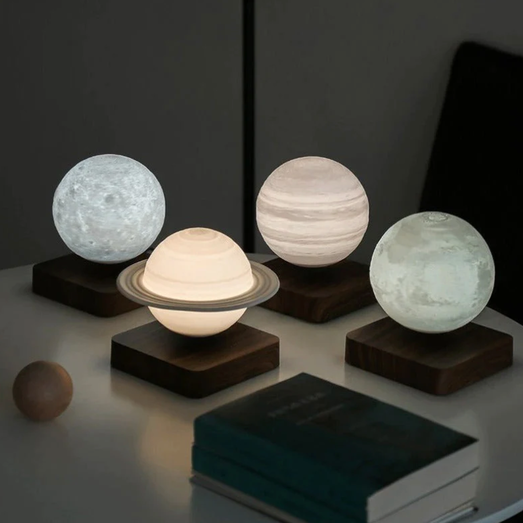 Magic Moon Lamp – Flydende LED-lampe med varm omgivende belysning, perfekt til boligindretning