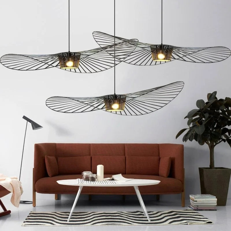 ShadowSleek - Black Hat pendant light