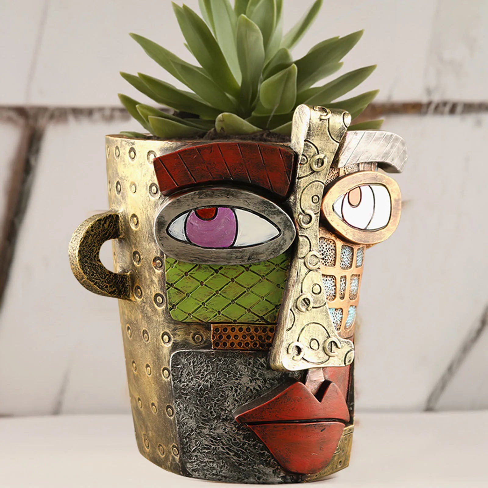 Flowerpot ornaments - Abstract Art - Stylish Flowerpot - Unique design