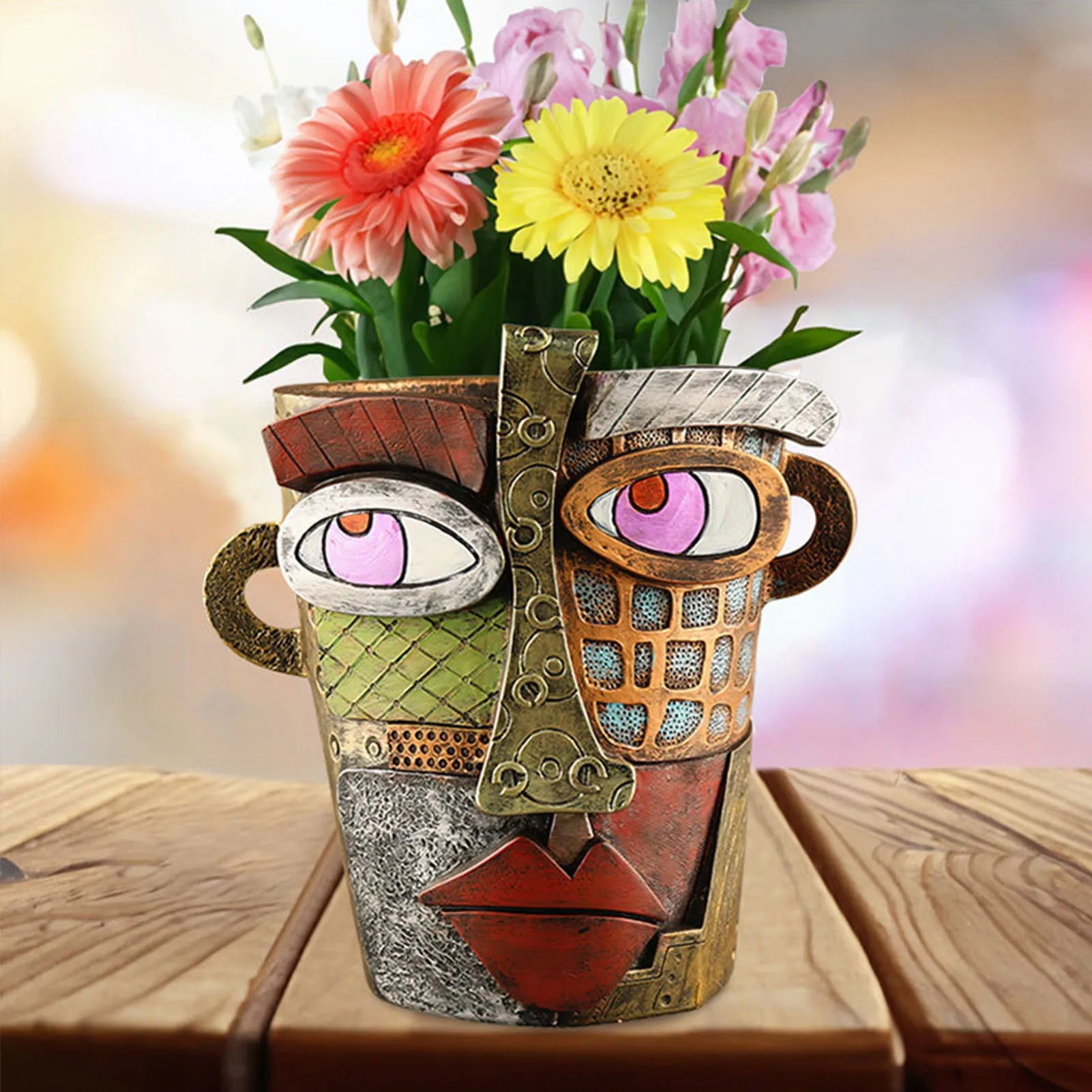 Flowerpot ornaments - Abstract Art - Stylish Flowerpot - Unique design