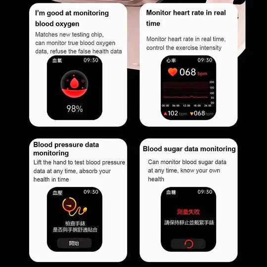 Bloedglucosemonitoring smartwatch