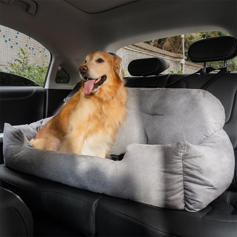 Comfort autobed ​​Superieure veiligheid voor middelgrote honden