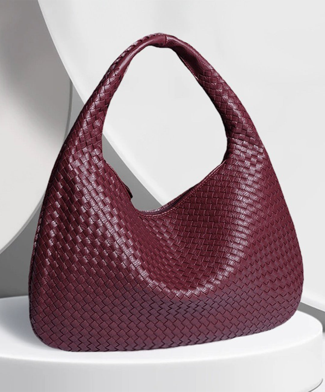 Giorgio Serafini | Kirschrote Hobo-Tasche