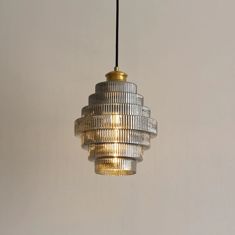 BrassBottle - Glass and Brass Lamp