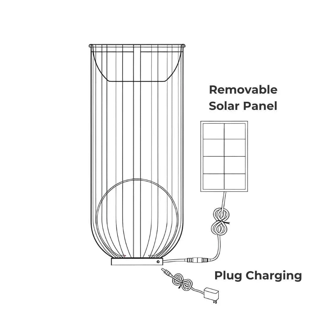 Solar Flower Stand Light - Elegante buitenverlichting op zonne-energie, weerbestendig tuindecor