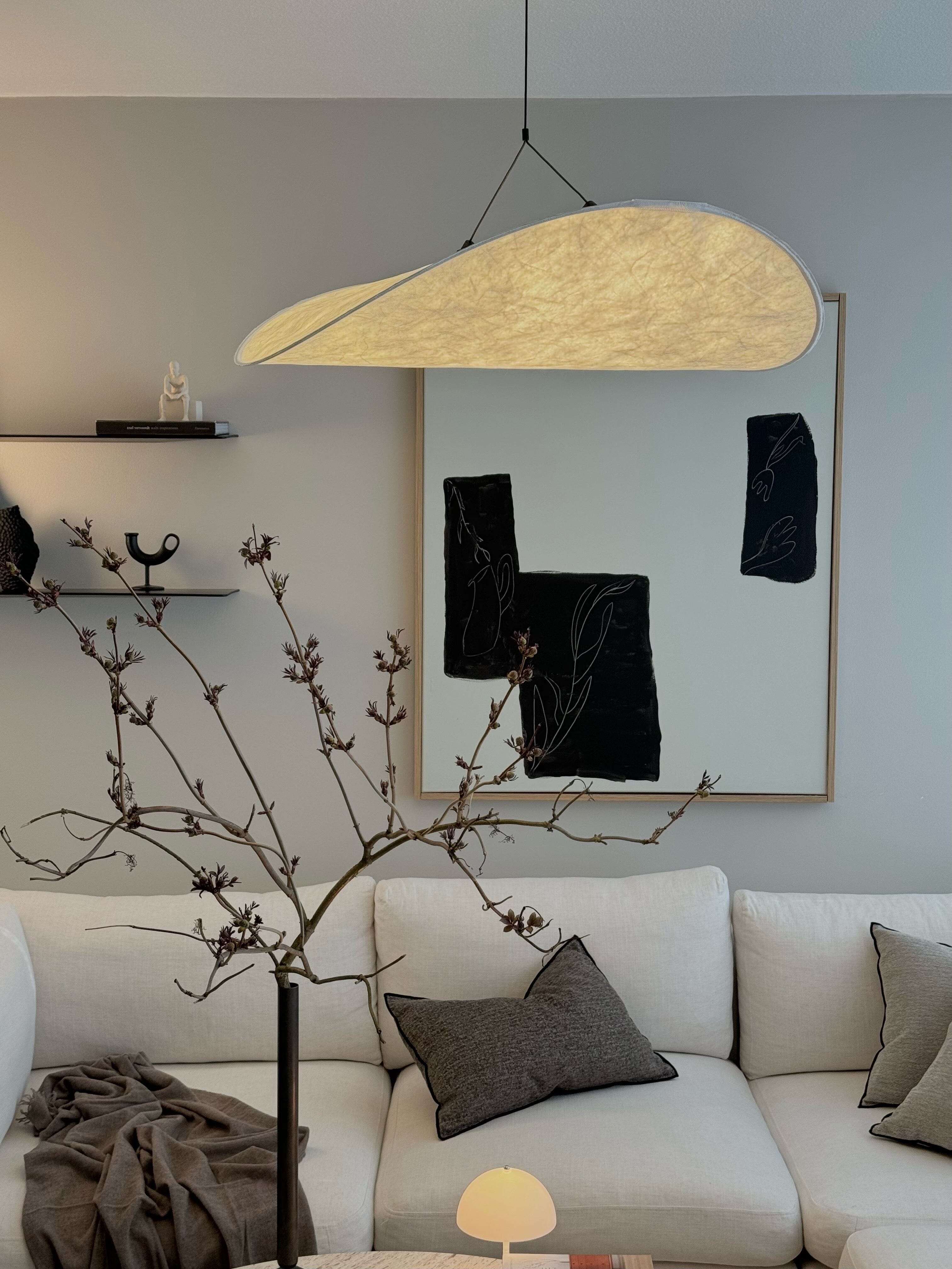 Vertigo Leaf Chandelier | Potato Chip Lamp