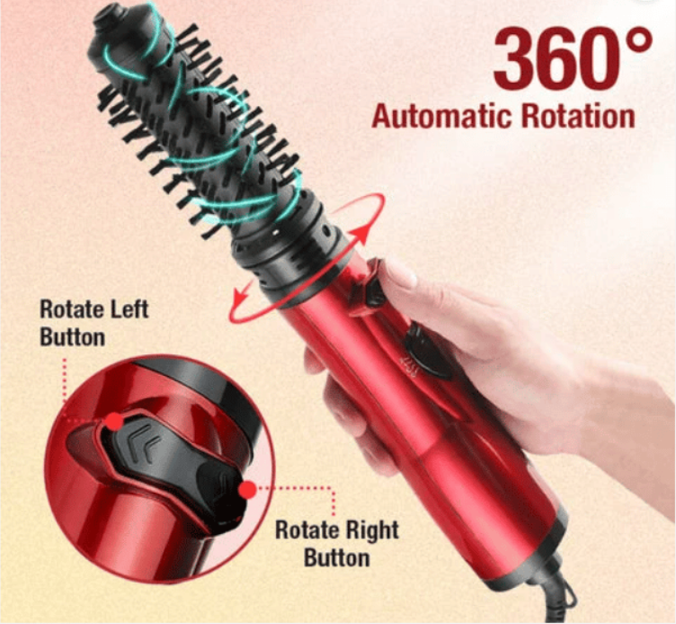 Brosse à air chaud 3 en 1 pour un coiffage rapide et professionnel