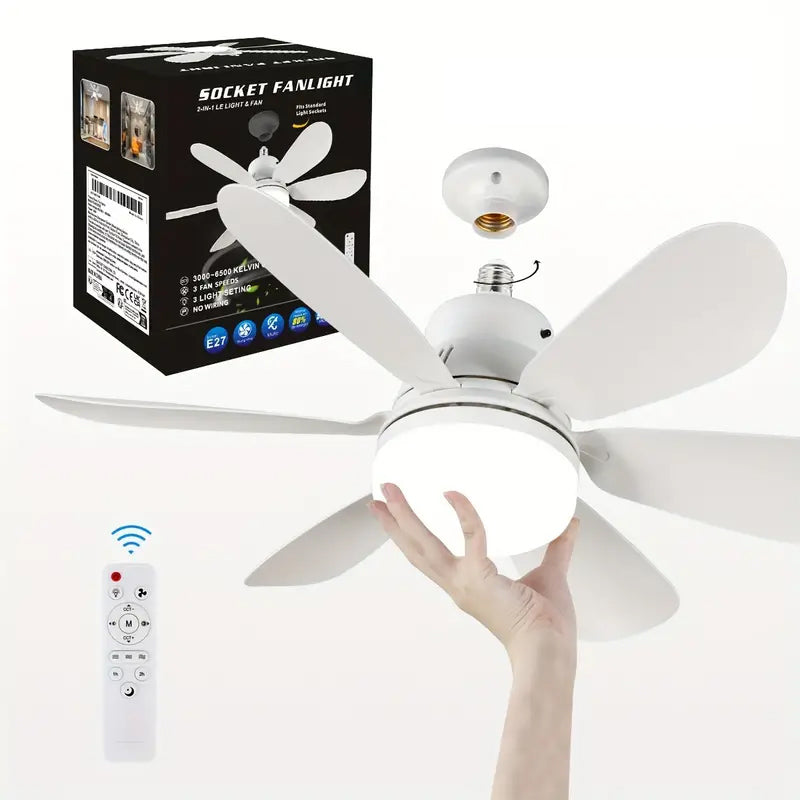 Lampe de plafond avec ventilateur DesignTod™