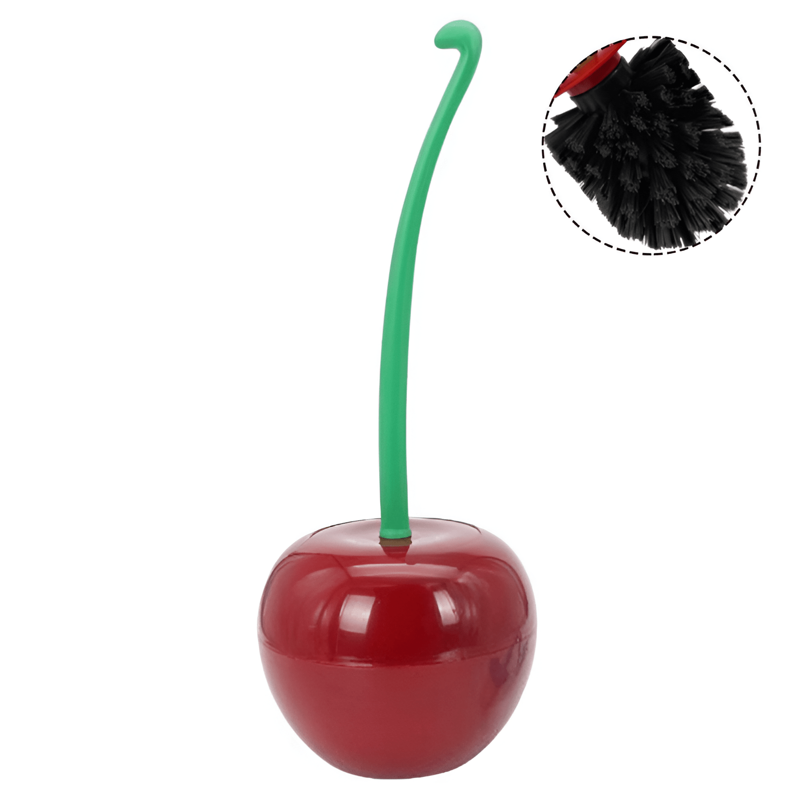 Cherry Shaped Toilet Brush Set