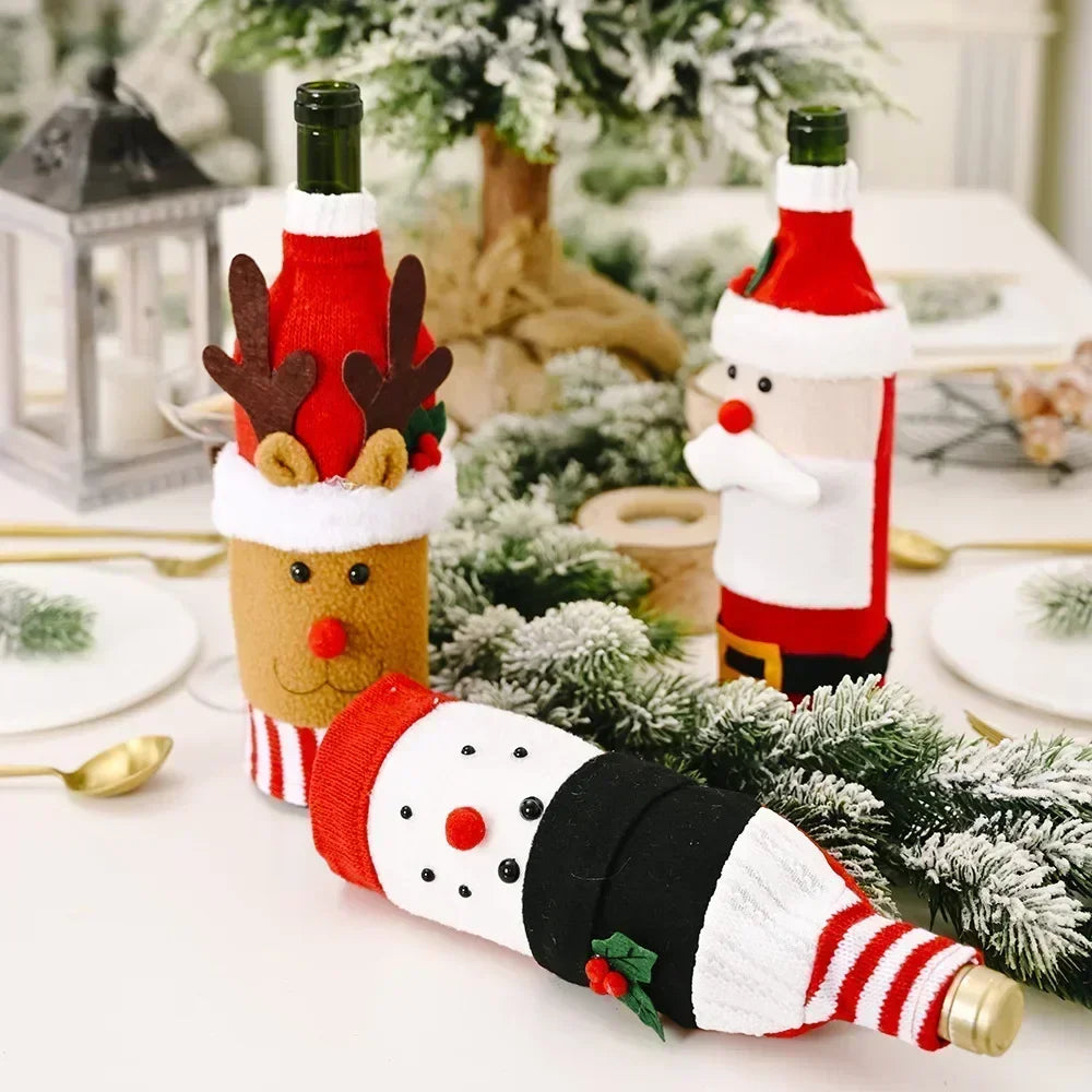 Fles kersttruien 3-delige set