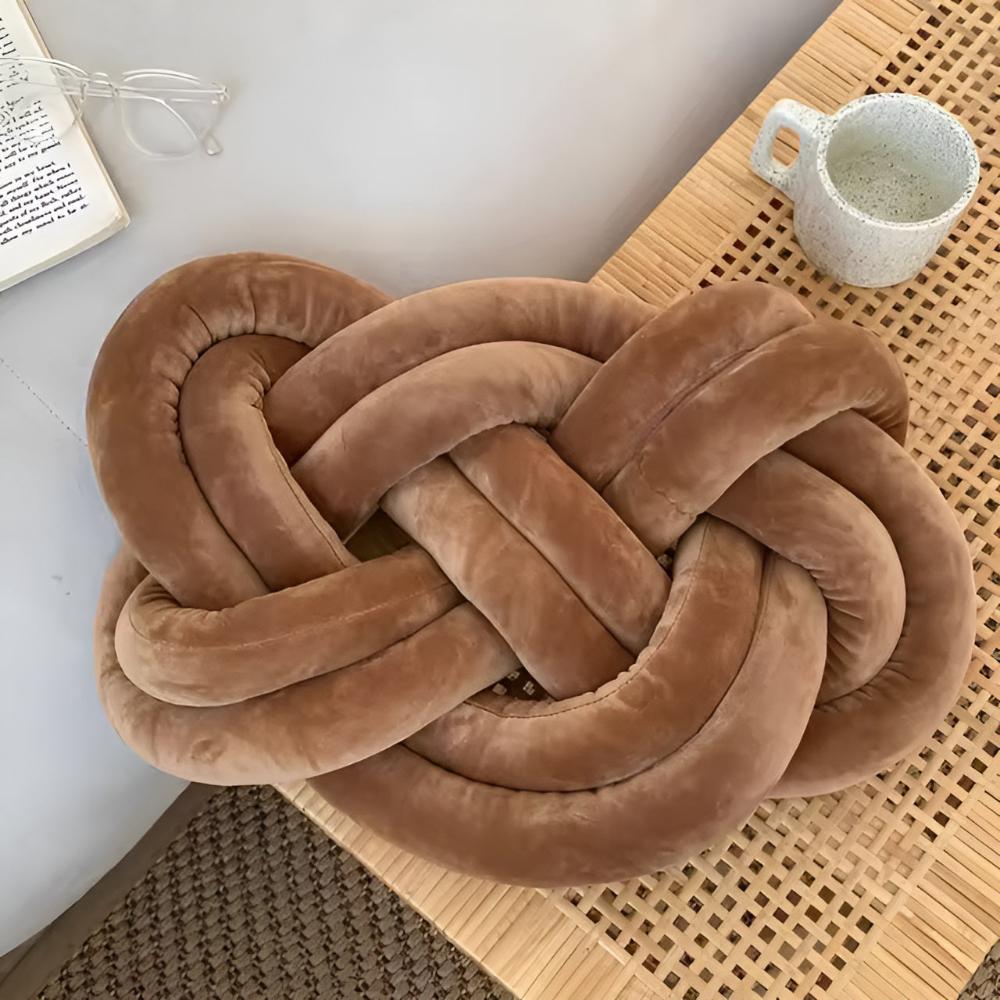 Braided Plush Cushion