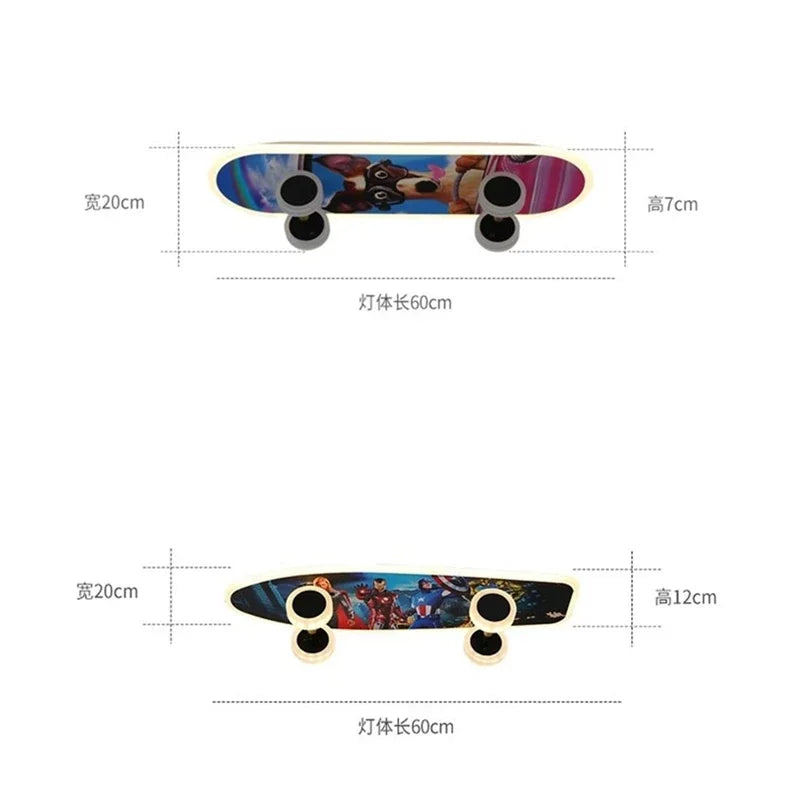 GlowBoard - Světla na skateboard pro dětský pokoj