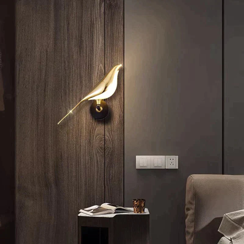 LumiBird - Scandinavian LED bird wall lamp