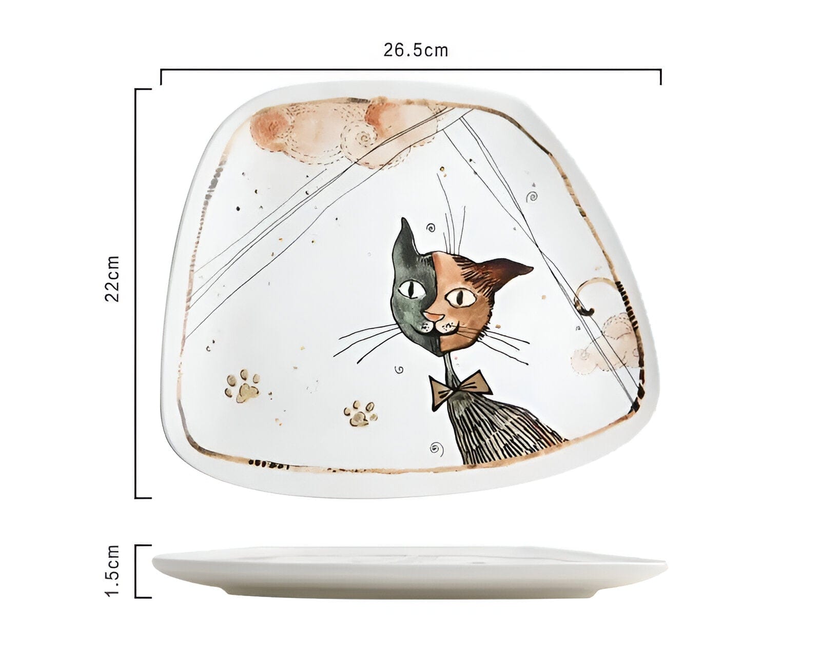 Cartoon Cat Ceramic Tableware