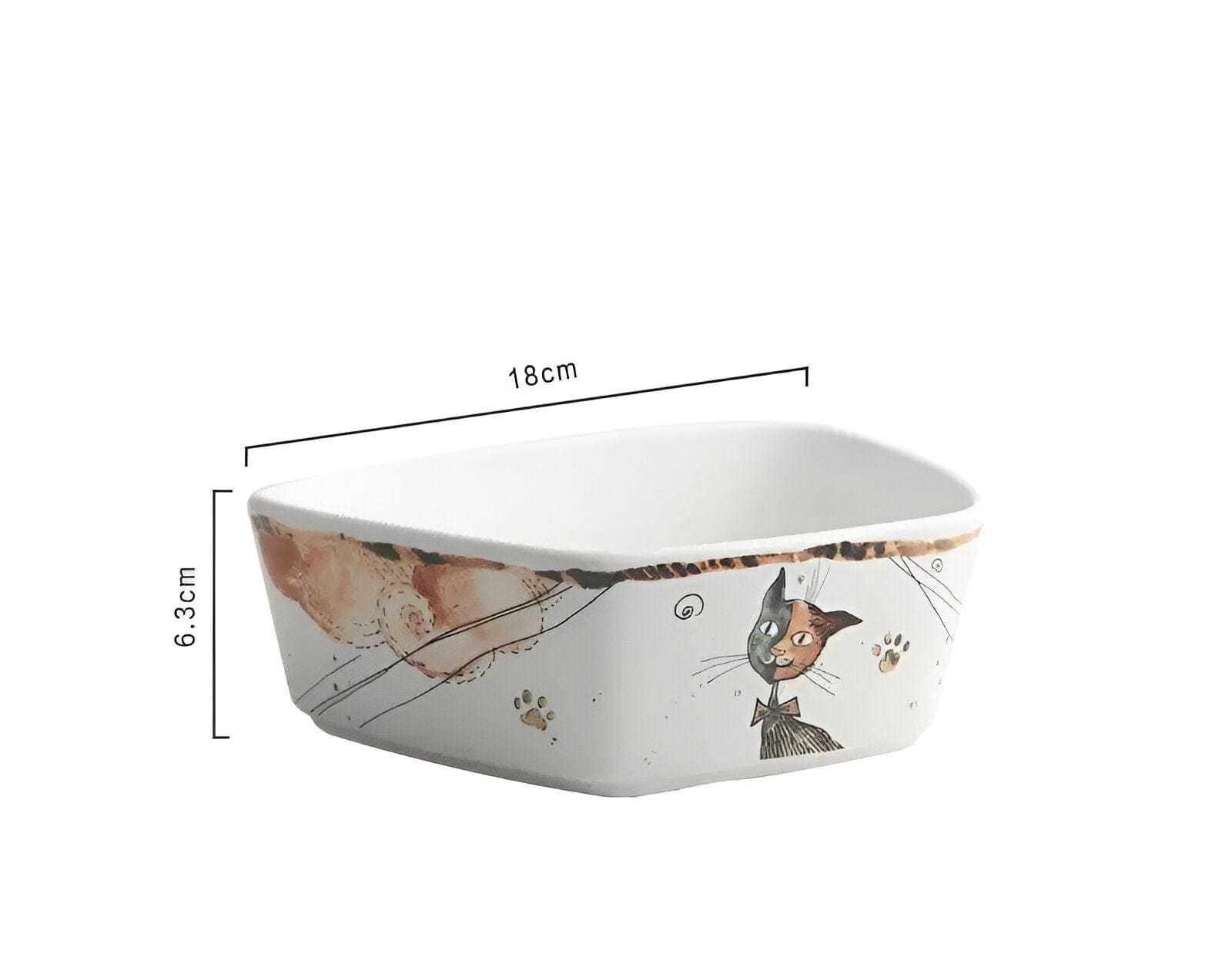 Cartoon Cat Ceramic Tableware