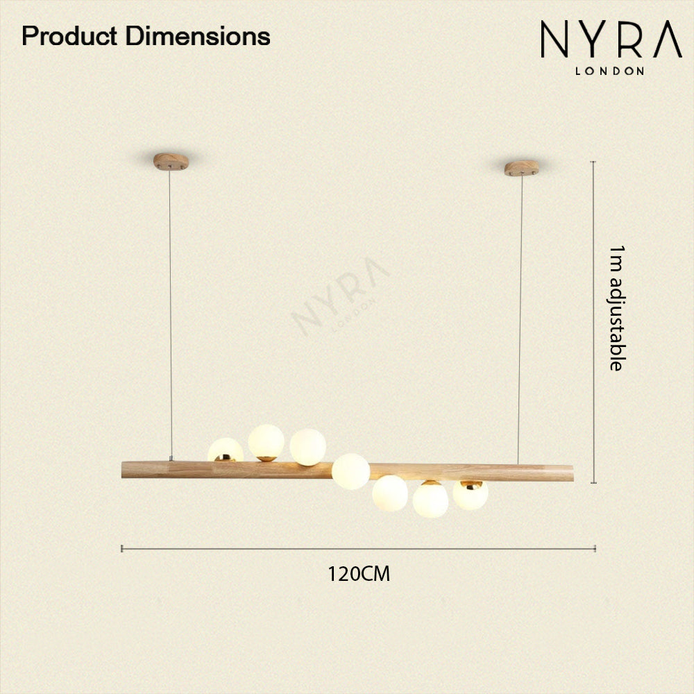 Trekspiral LED-pendellampe