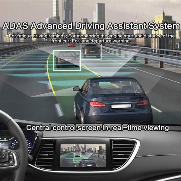 Autocamera voor/achter Dual Car Dash Cam-bewaking