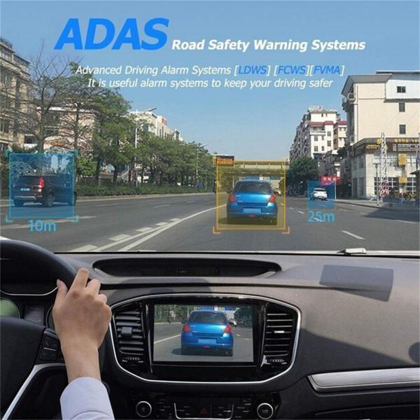 Autocamera voor/achter Dual Car Dash Cam-bewaking