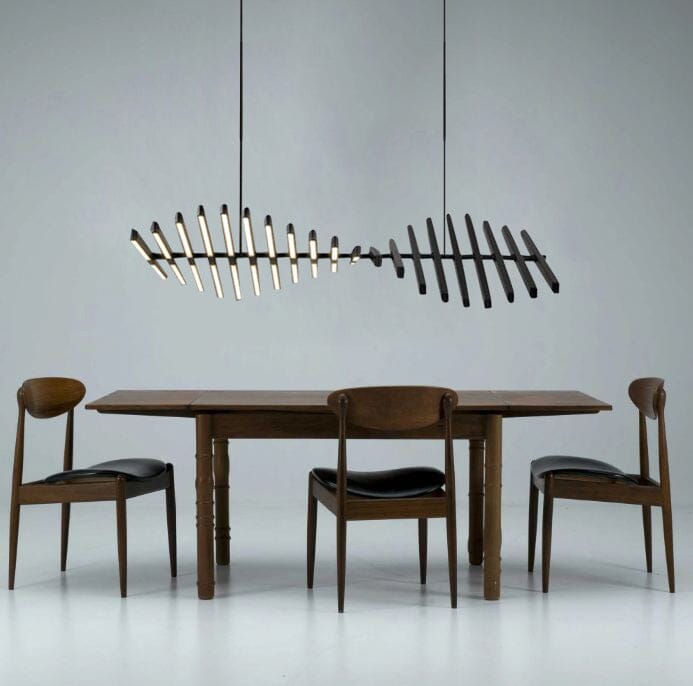 The Fishbone Chandelier