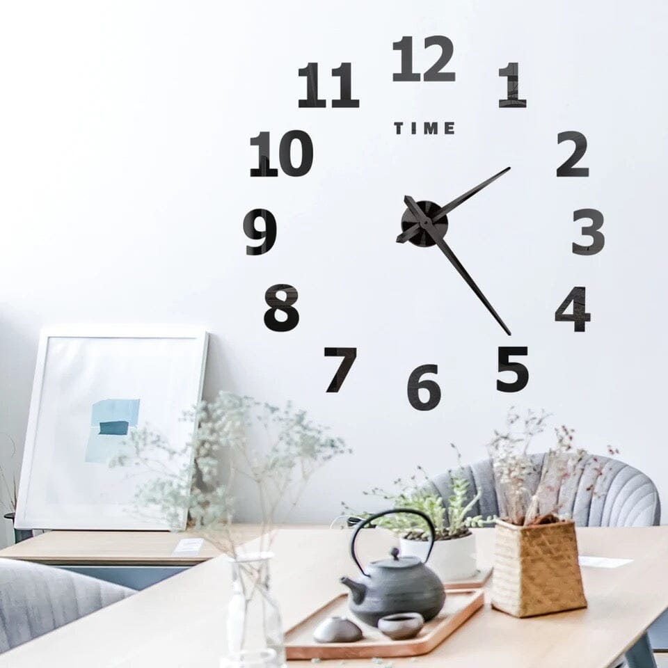 Reloj de Pared 3D Simplista