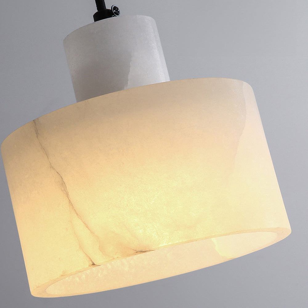 MarbreSimplicite - Scandinavische hanglamp gemaakt van wit marmer