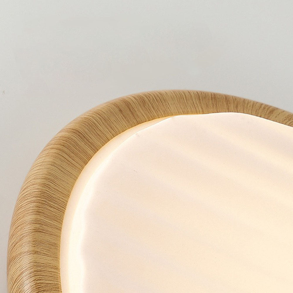 Round Wooden LED Bedroom Ceiling Light lamp