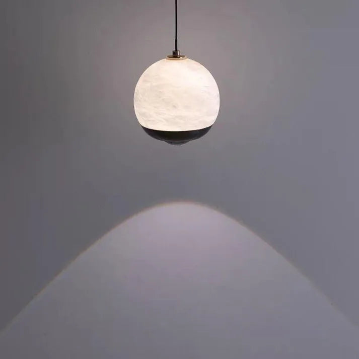 LumiereNordique - Luster in Marble and Alabaster Lamp