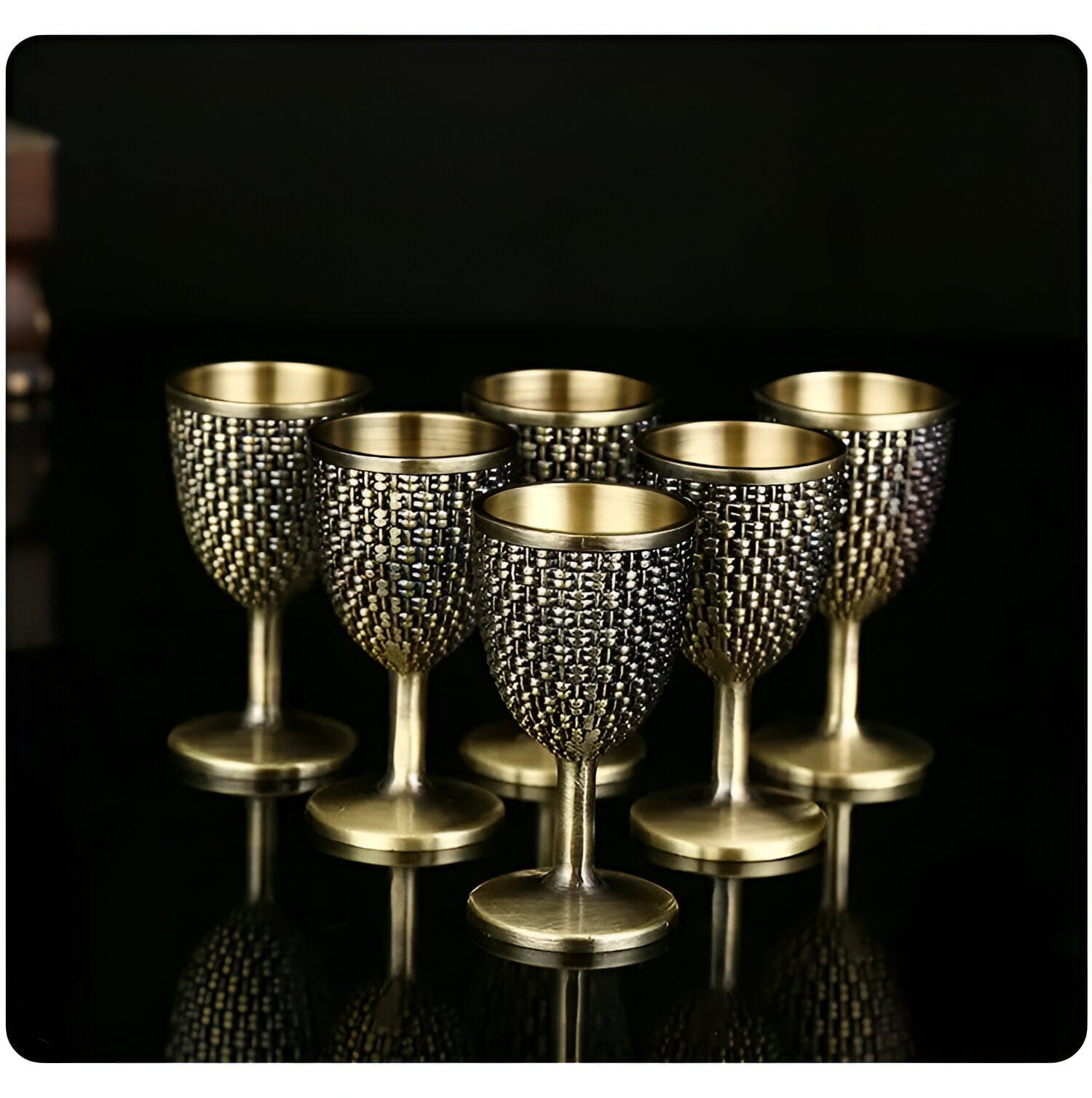 Vintage Wine Cup Set