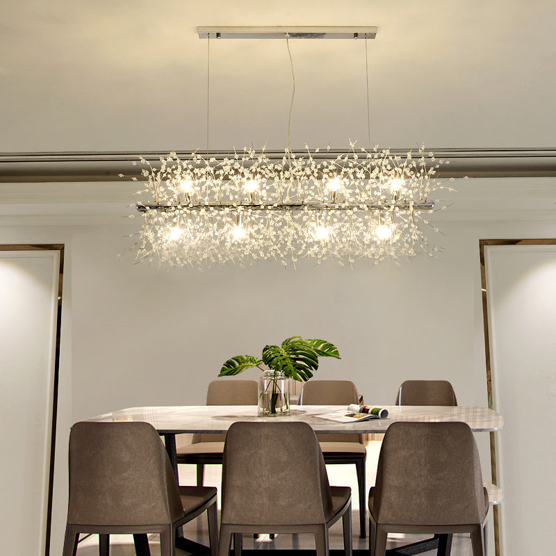 Lămpi suspendate LED Lili Design Alb Aur Metal Living Room Dining Room