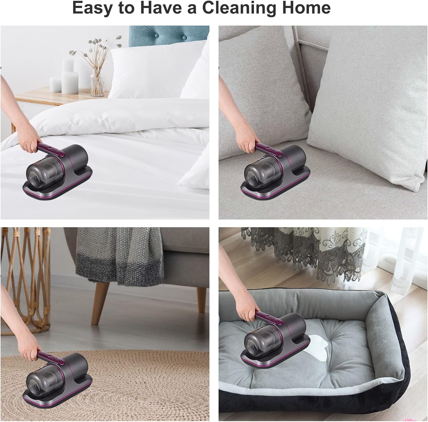 CleanMaster: Powerful Vacuum & Iron Duo - Furniture, Bedsheets, Beds & Other Household