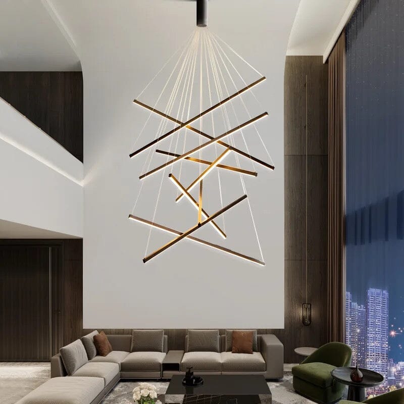 Modern Duplex Chandelier