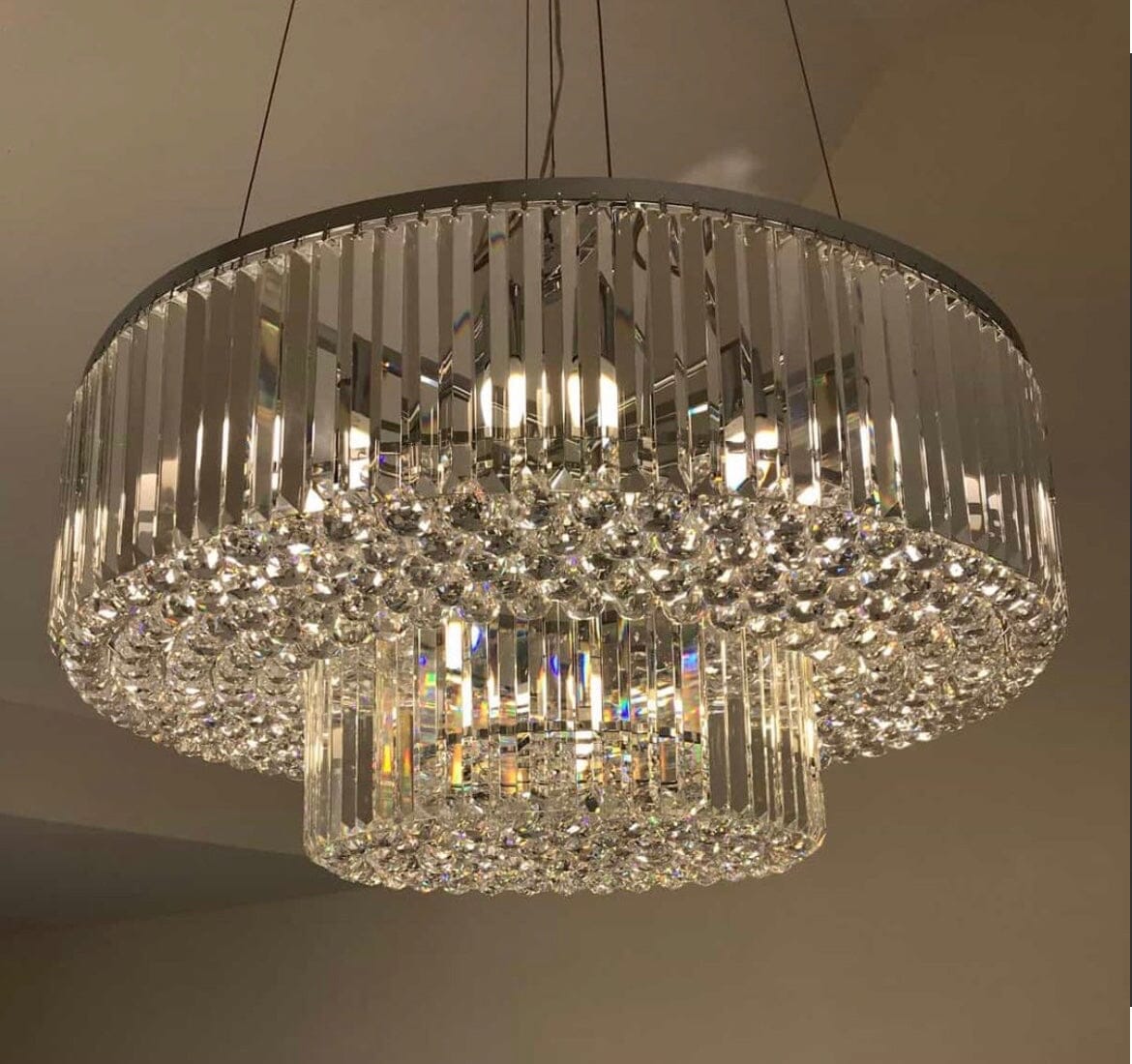 Chandelier en cristal Rosalina