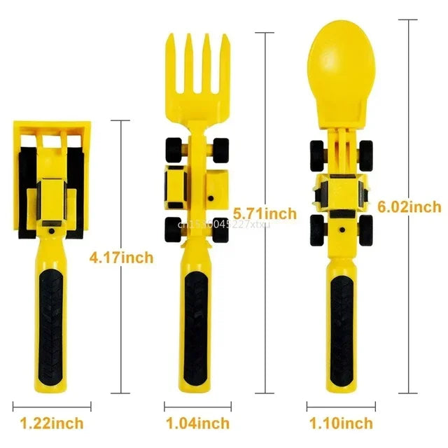 Set de Cină pentru Construcție™ - Termină cu mizeria la masă - set de tacâmuri creativ